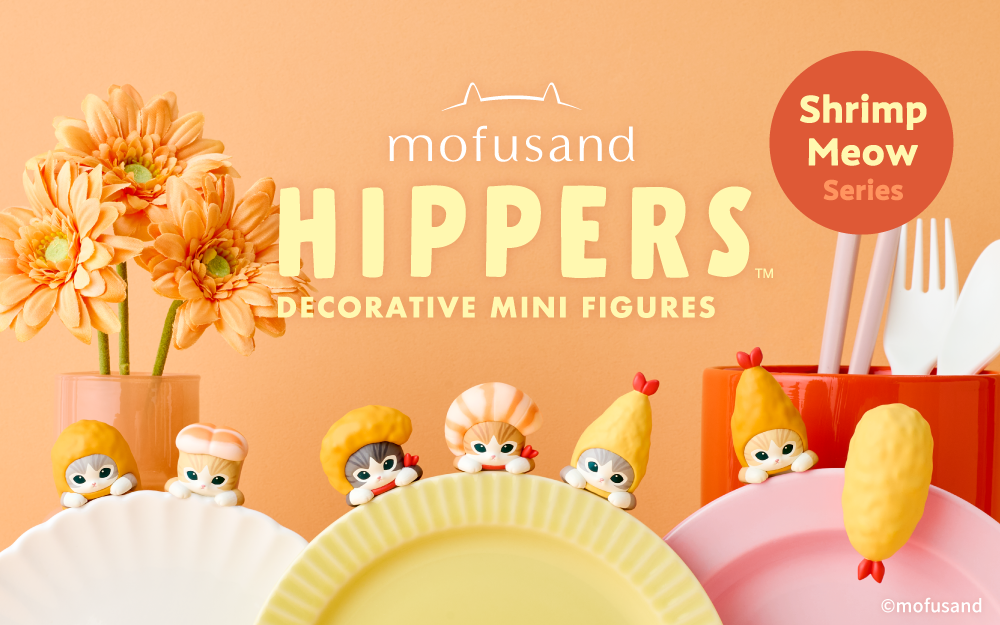 HIPPERS mofusand Shrimp Meow Series ヒッパーズ mofusand シュリンプ