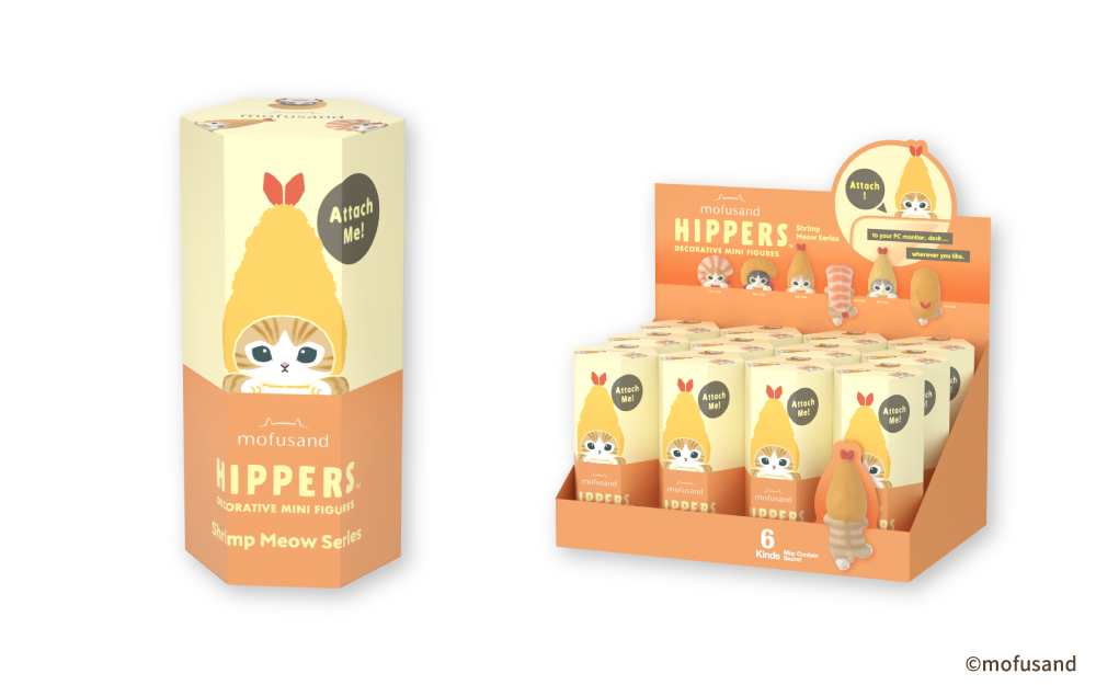 HIPPERS mofusand Shrimp Meow Series ヒッパーズ mofusand シュリンプ
